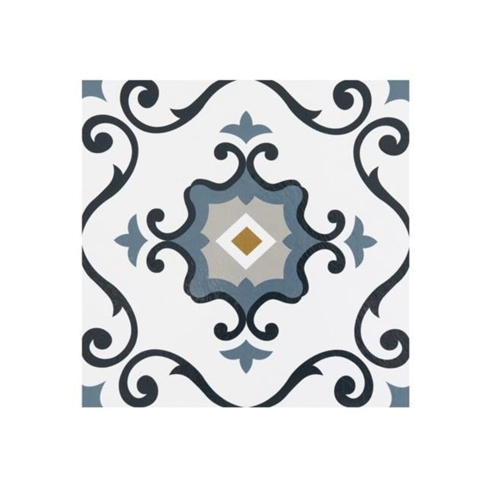 Retro 12 x 12 in. Self Adhesive Vinyl Floor Tile - Slate - 20 sq. ft. - 20 Tiles